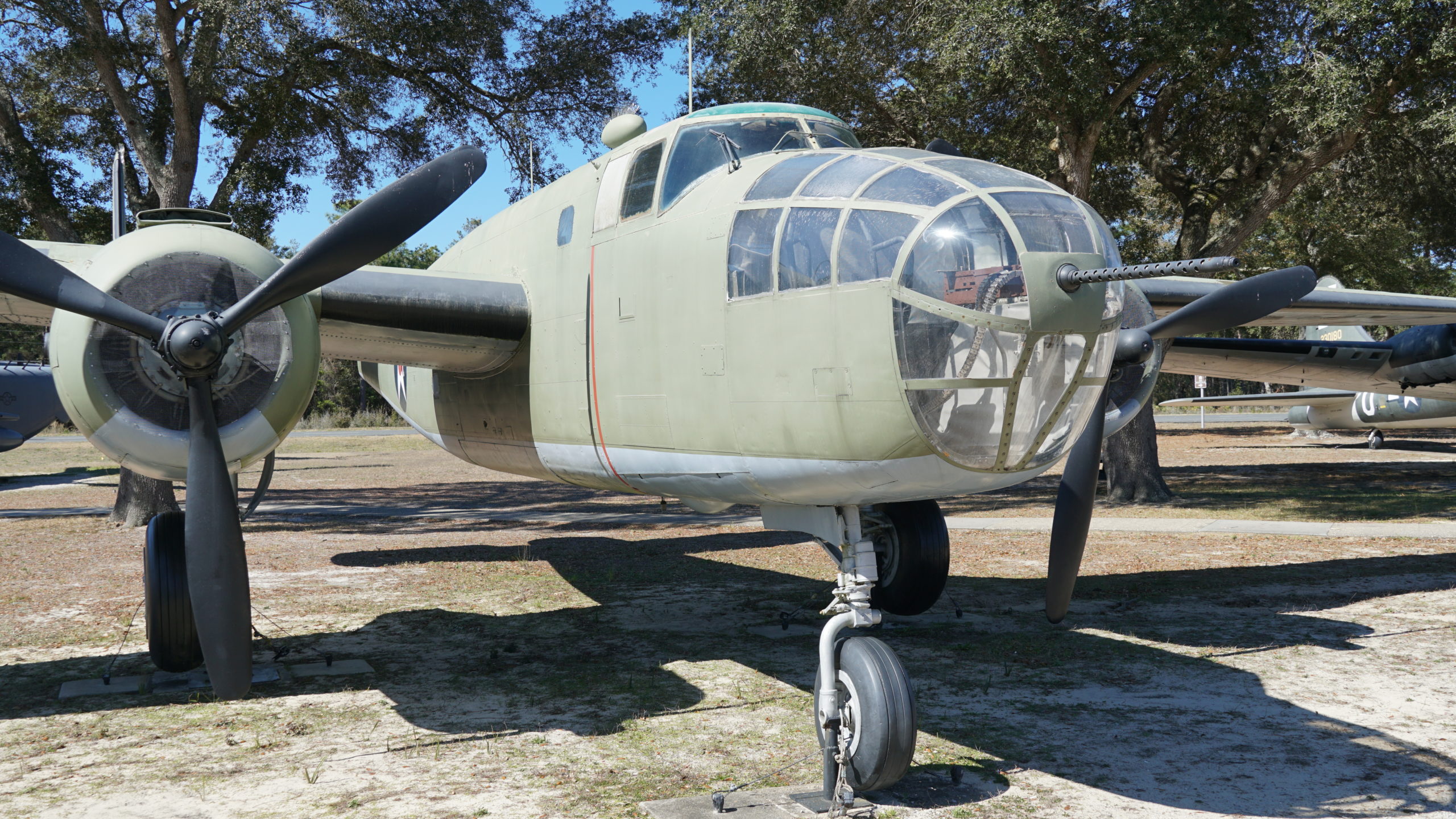 North American B-25 representing a member of the Doolittle Raiders from the area