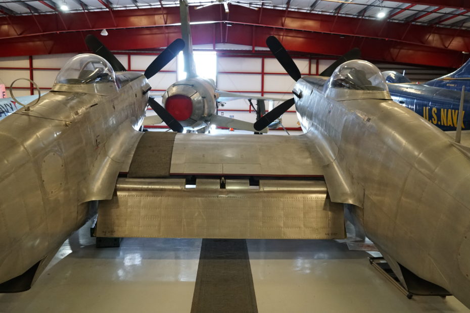 F82 Twin Mustang in Hangar